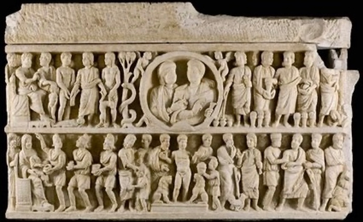 The Dogmatic Sarcophagus, c. 340, Vatican